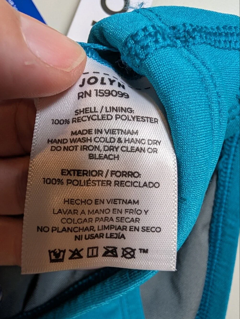 Brolyn By Jolyn Clothing Men's Size 32 Swim Trunks in Teal Blue NWT